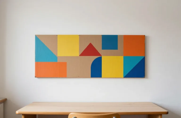 15 Cardboard Wall Art Ideas for a Dorm Room