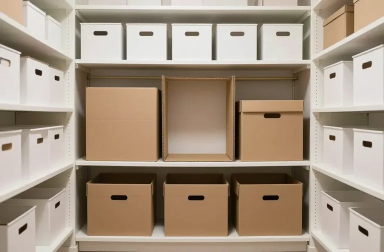 15 Cardboard Storage Ideas for a Messy Closet