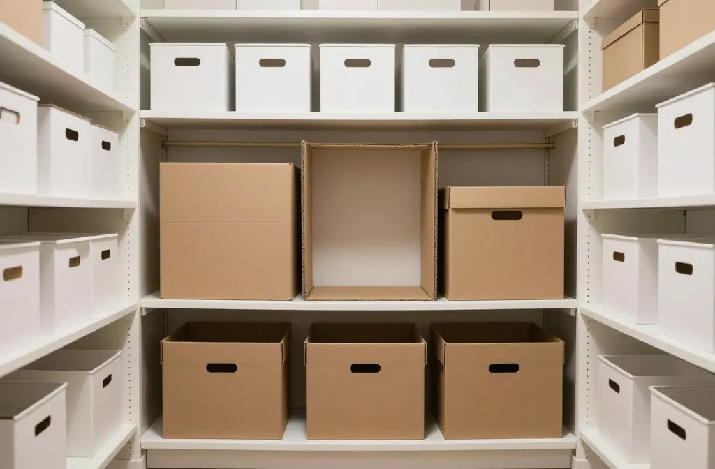 15 Cardboard Storage Ideas for a Messy Closet