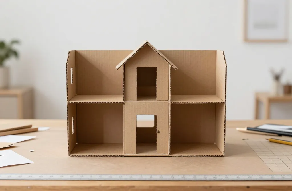 14 Cardboard Dollhouse Ideas You Can Make Free