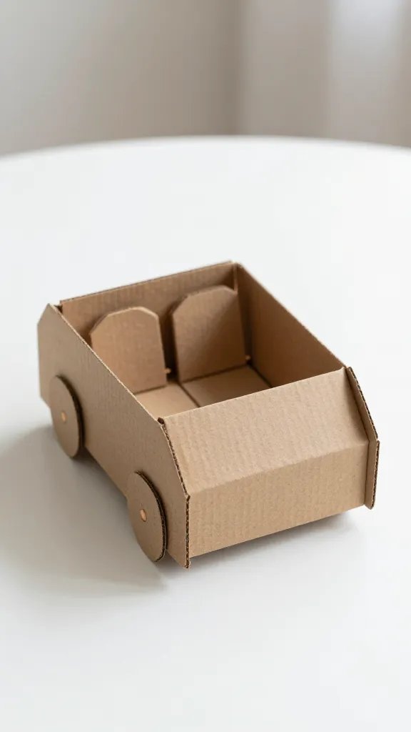 16 Cardboard Car and Vehicle Craft Ideas for Boys 8 Item 7