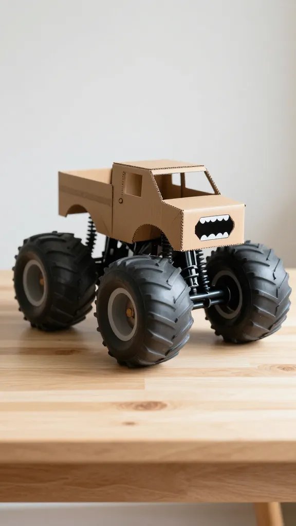 16 Cardboard Car and Vehicle Craft Ideas for Boys 17 Item 16