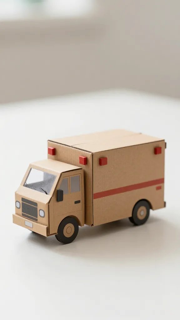 16 Cardboard Car and Vehicle Craft Ideas for Boys 9 Item 8
