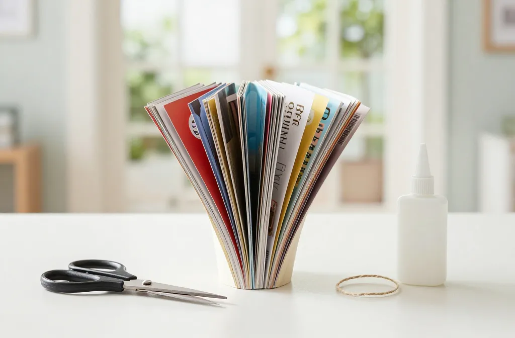 16 Paper Craft Ideas Using Old Magazines